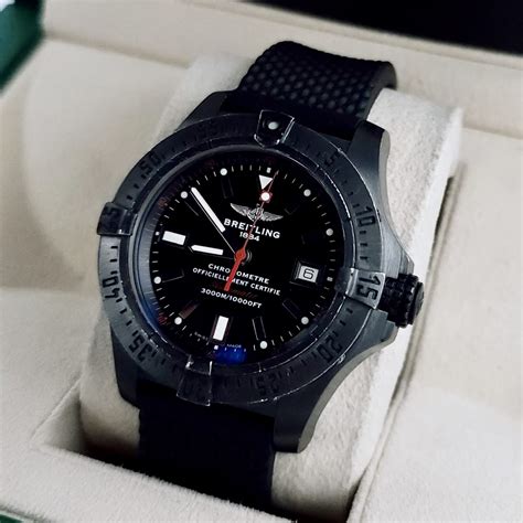 breitling avenger ii seawolf blacksteel limited edition w folding buckle|Limited .